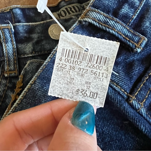 NWT VINTAGE 80's JORDACHE ACID WASH JEANS W ZIPPER DETAIL - Picture 9 of 13